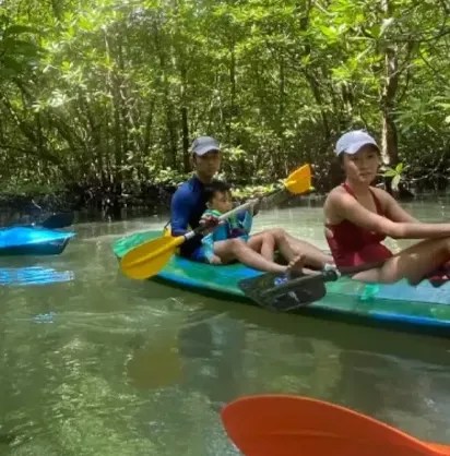 Wildlife spotting during eco-friendly kayak tour